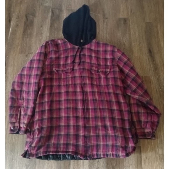 Faded Glory Jackets & Coats Faded Glory Mens Plaid Fleece Lined